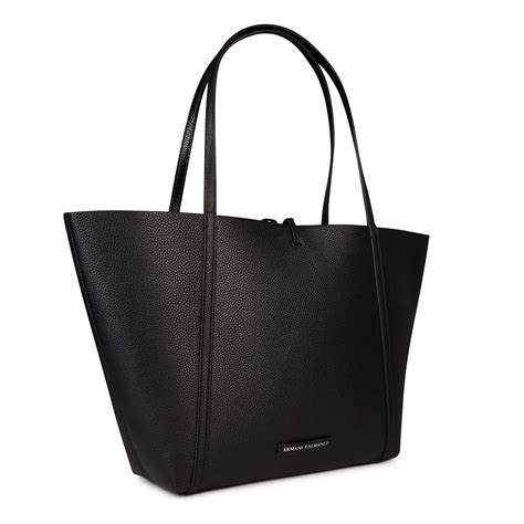 armani exchange reversible tote bag